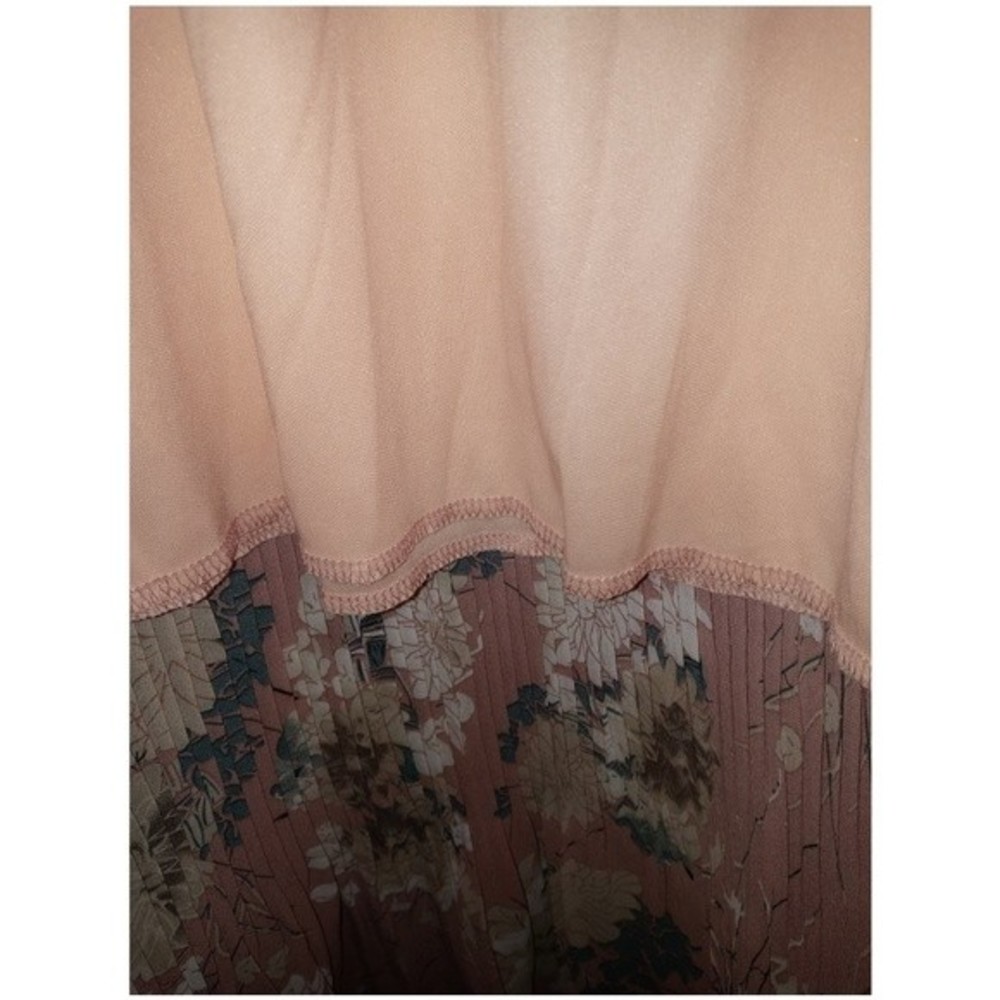Simplee Apparel Paper Bag Waist Pleated Flowy Skirt - Picture 6 of 9